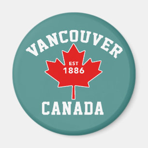 Unabhängigkeitstag 1886 Vancouver-FlaggeEst Kanad Magnet