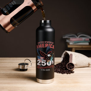 Unabhängigkeitstag 250. Jahrestag USA Patriotisch Trinkflasche
