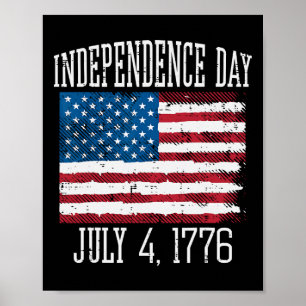 Unabhängigkeitstag 4. Juli 1776 4. Juli Amerika Mä Poster