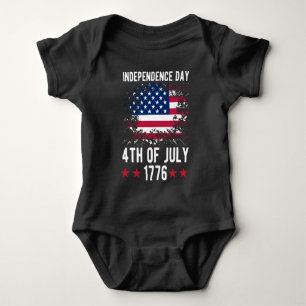 Unabhängigkeitstag 4. Juli 1776-68925 Baby Strampler