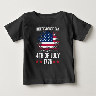Unabhängigkeitstag 4. Juli 1776-68925 Baby T-shirt