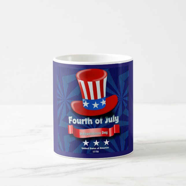 Unabhängigkeitstag, 4. Juli Kaffeetasse (Mittel)