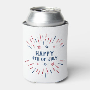 Unabhängigkeitstag 4. Juli Patriotischer Amerikane Dosenkühler