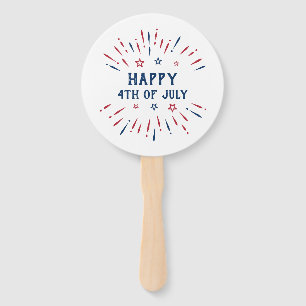 Unabhängigkeitstag 4. Juli Patriotischer Amerikane Fächer