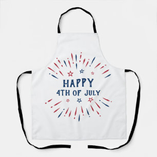 Unabhängigkeitstag 4. Juli Patriotischer Amerikane Schürze