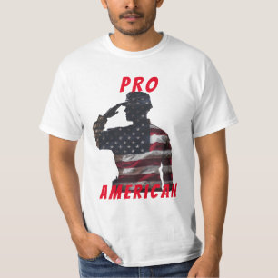 Unabhängigkeitstag 4. Juli Pro American Soldie T-Shirt