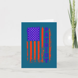 Unabhängigkeitstag 4. Juli USA Patriot Karte