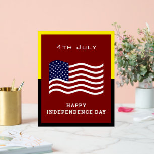 Unabhängigkeitstag - Akryllisches Zeichen - USA-Pr Acrylschild