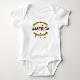 Unabhängigkeitstag Amerika Baby Strampler
