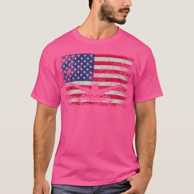 Unabhängigkeitstag Amerikanische Flagge 4. Juli Sc T-Shirt (Vorderseite)