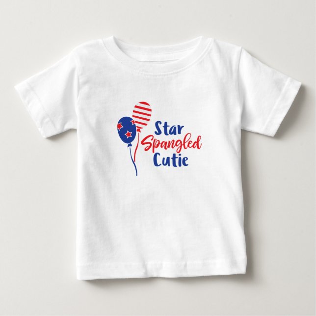 Unabhängigkeitstag-Baby-T - Shirt (Vorderseite)