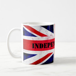 Unabhängigkeitstag Brexit kundenspezifisches Datum Kaffeetasse