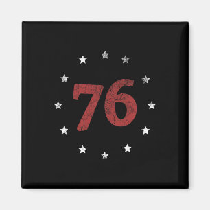 Unabhängigkeitstag Der Spirit 76 Shirt Retro 4. Magnet
