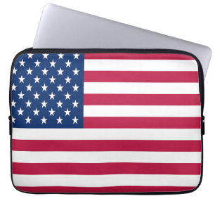 Unabhängigkeitstag der Vereinigten Staaten Flagge Laptopschutzhülle