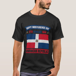 Unabhängigkeitstag Dominikanische Republik Feier 5 T-Shirt