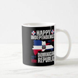 Unabhängigkeitstag Dominikanische Republik - Flagg Kaffeetasse
