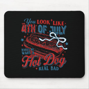 Unabhängigkeitstag du siehst aus wie der 4. Juli Mousepad