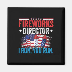 Unabhängigkeitstag Feuerwerk Direktor Ich führe Si Magnet