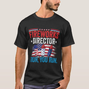 Unabhängigkeitstag Feuerwerk Direktor Ich führe Si T-Shirt