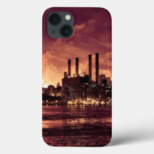 Unabhängigkeitstag-Feuerwerke hinter Manhattan iPhone 13 Hülle