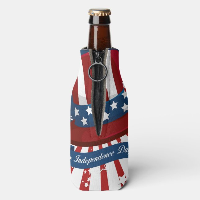 Unabhängigkeitstag Flaschenkühler (Flasche Rückseite)