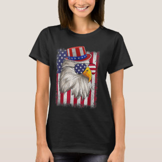 Unabhängigkeitstag Frohes 4. Juli Design Vintage T-Shirt