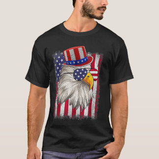 Unabhängigkeitstag Frohes 4. Juli Design Vintage T-Shirt