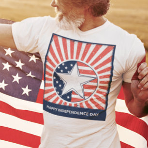 Unabhängigkeitstag für Sterne und Streifen T-Shirt