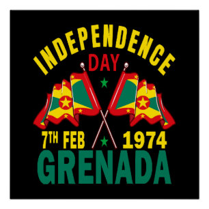 Unabhängigkeitstag Grenadas Poster