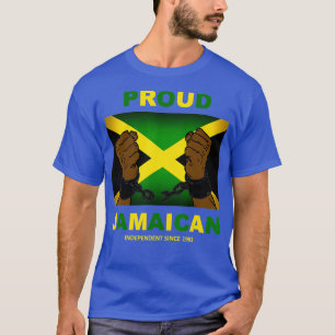 Unabhängigkeitstag Jamaikas 2022 Proud Jamaican T-Shirt