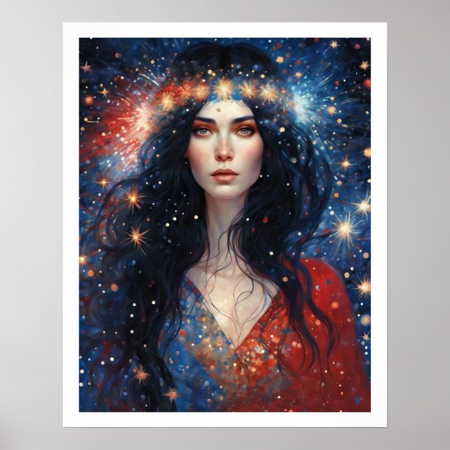 Unabhängigkeitstag Juli Feuerwerk Poster (Vorne)