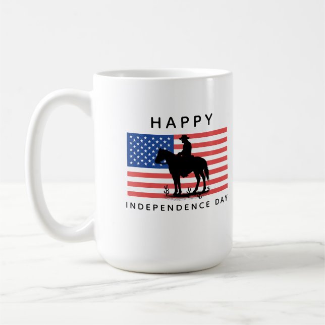 Unabhängigkeitstag Kaffeetasse (Links)