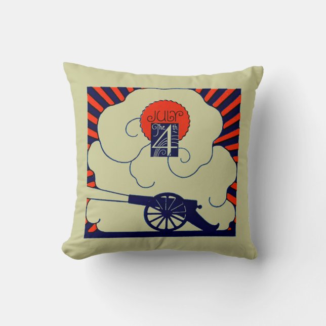 Unabhängigkeitstag Kissen (Vorderseite)