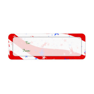 Unabhängigkeitstag kurbelte US Flagge