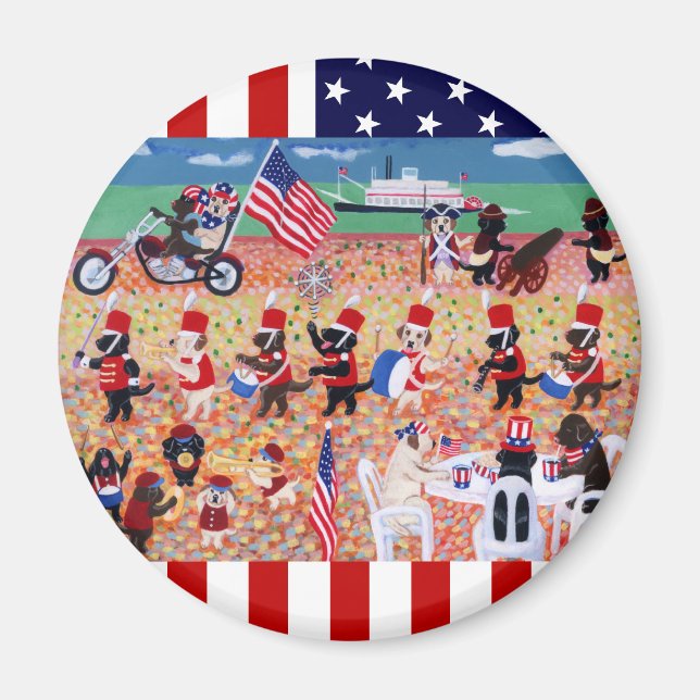 Unabhängigkeitstag Magnet (Vorne)