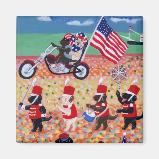 Unabhängigkeitstag Magnet (Vorne)