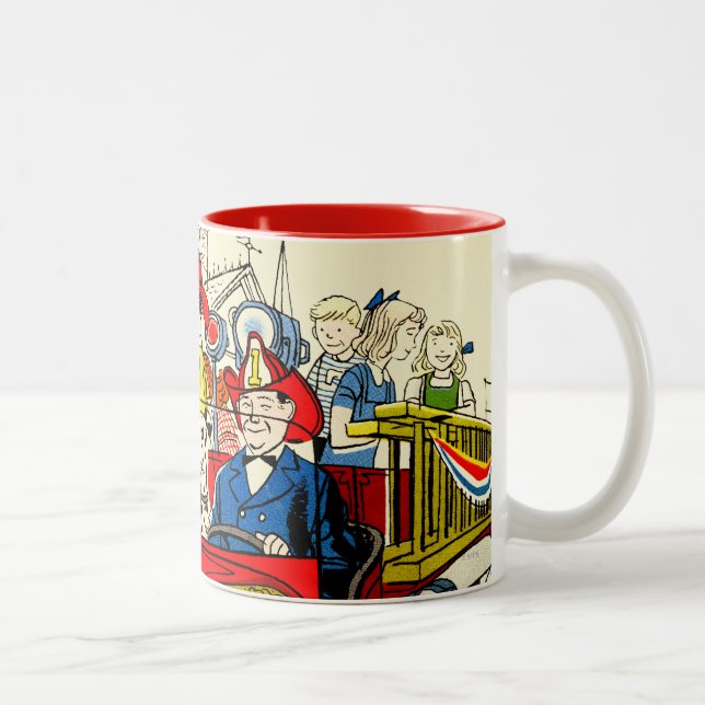 Unabhängigkeitstag-Parade Zweifarbige Tasse (Rechts)