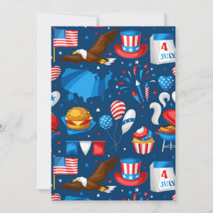 Unabhängigkeitstag Party Einladung
