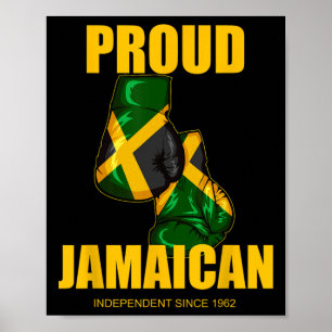Unabhängigkeitstag Proud jamaikanischen Boxhandsch Poster