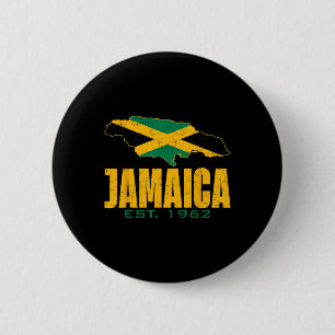 Unabhängigkeitstag Seit 1962 stolze jamaikanische Button