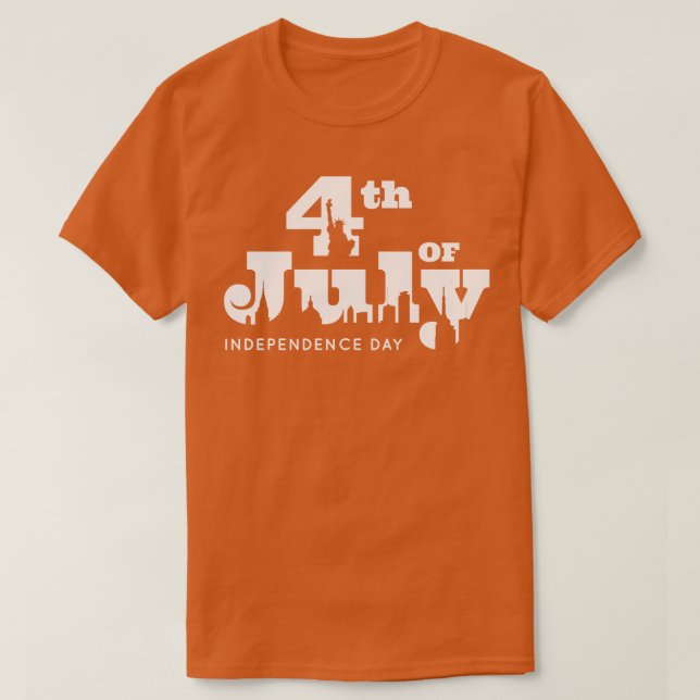 Unabhängigkeitstag T-Shirt (Design vorne)