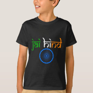 Unabhängigkeitstag Tiranga Jai Hind Flag Freiheit T-Shirt