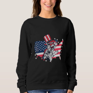 Unabhängigkeitstag US Flagge Großbritannien Kurz H Sweatshirt