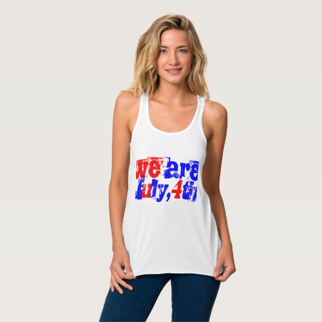 # Unabhängigkeitstag USA 2015 Tank Top (Vorderseite Vollansicht)