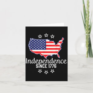 Unabhängigkeitstag Vereinigte Staaten USA 1776 Fre Karte