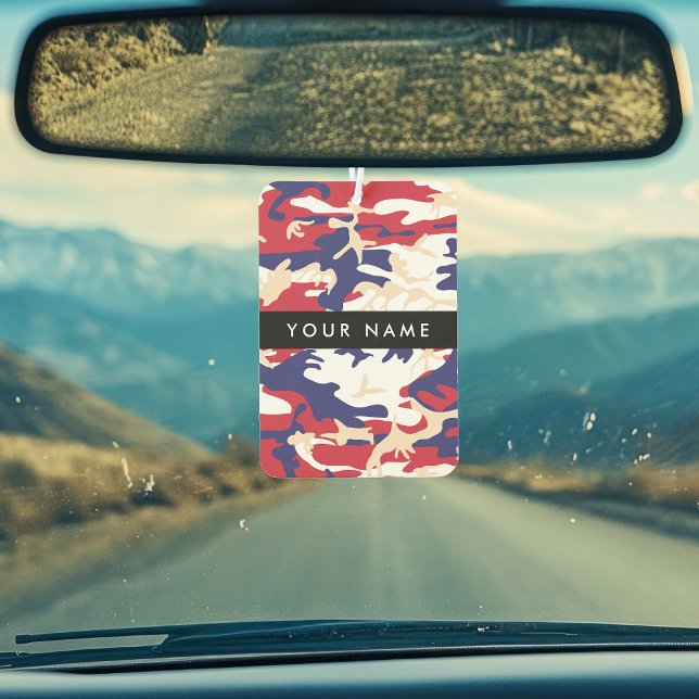 Unabhängigkeitstag Wählen Sie Ihren Namen Personal Autolufterfrischer (Von Creator hochgeladen)