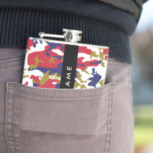 Unabhängigkeitstag Wählen Sie Ihren Namen Personal Flachmann