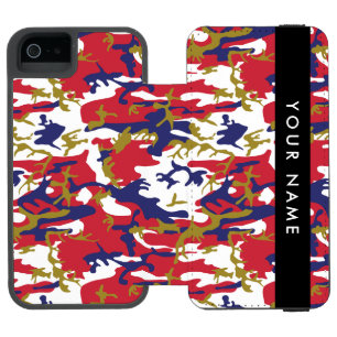 Unabhängigkeitstag Wählen Sie Ihren Namen Personal Incipio Watson™ iPhone 5 Geldbörsen Hülle