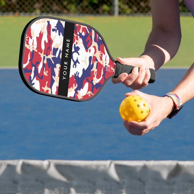 Unabhängigkeitstag Wählen Sie Ihren Namen Personal Pickleball Schläger (InSitu)