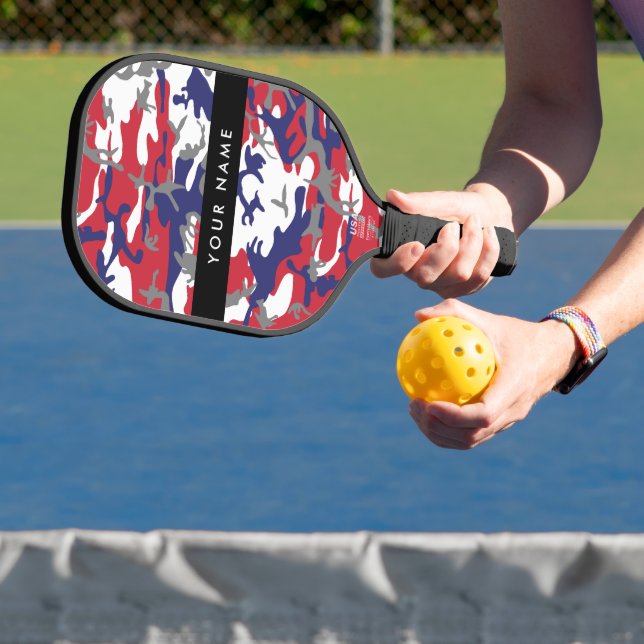 Unabhängigkeitstag Wählen Sie Ihren Namen Personal Pickleball Schläger (InSitu)